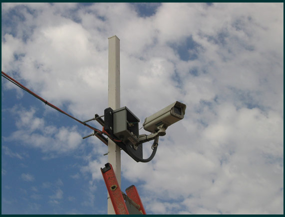 time lapse photography netcam on pole
